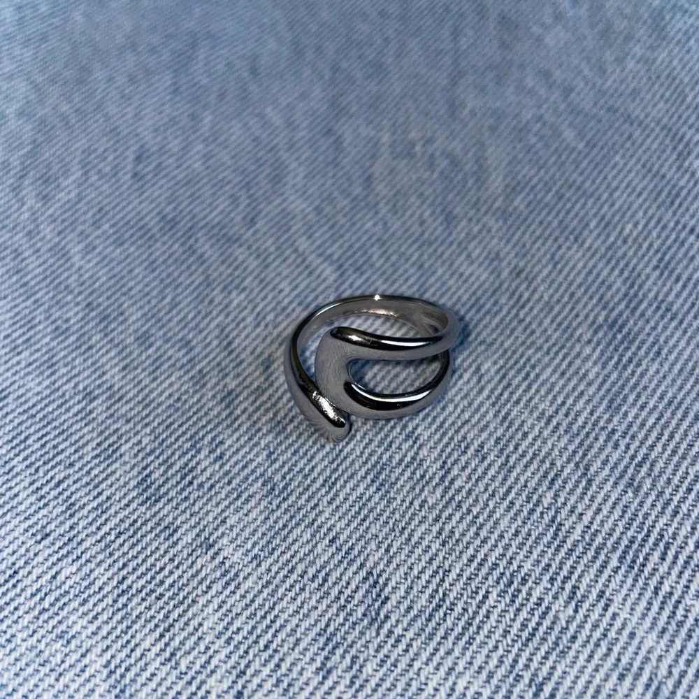 18K Gold-Plated Silver Adjustable Ring